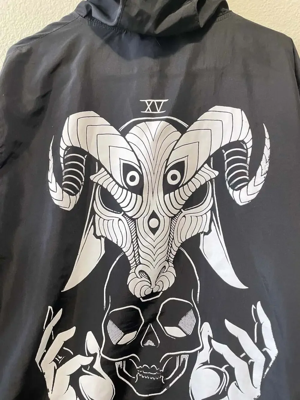 Independent Trading Company The Devil Tarot Windbreaker black jacket